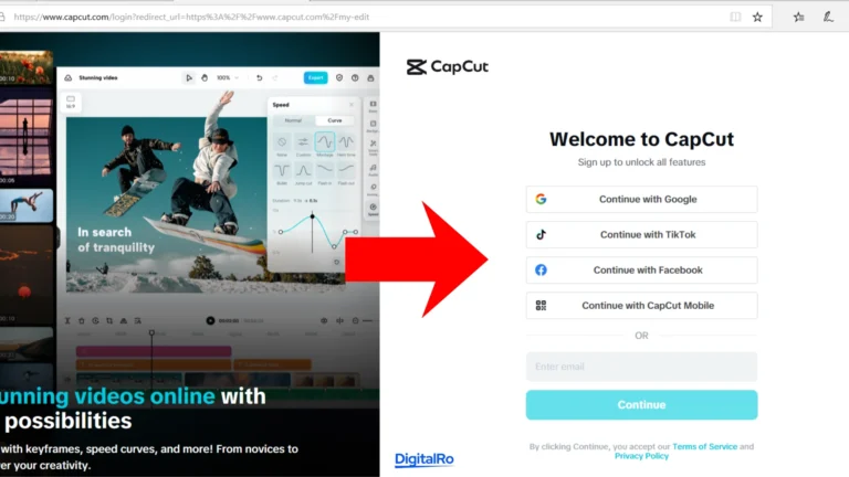 ساخت اکانت کپ کات در نسخه وب (3)