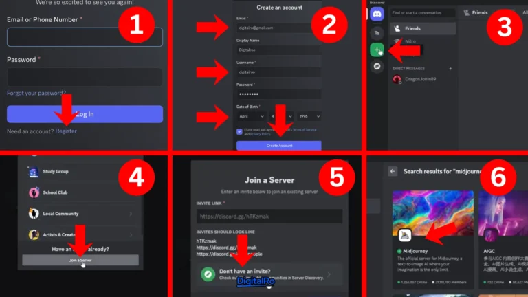 چگونه در میدجورنی ثبت نام کنیم؟