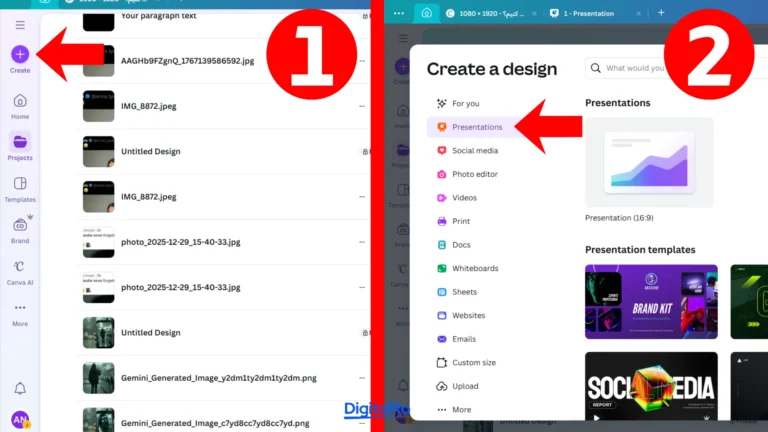 آموزش ساخت پاورپوینت با کنوا​ (2)
