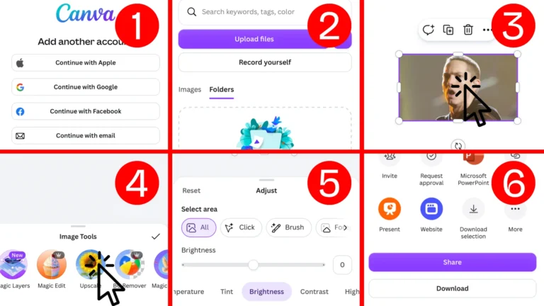 آموزش بالا بردن کیفیت عکس با کنوا