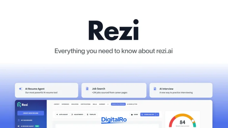 بهترین هوش مصنوعی برای ساخت رزومه - Rezi
